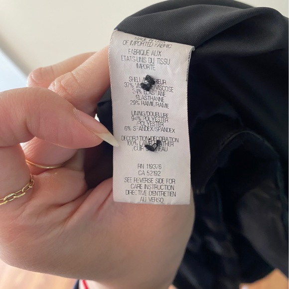 Helmet Lang Leather Blazer - Picture 5 of 5